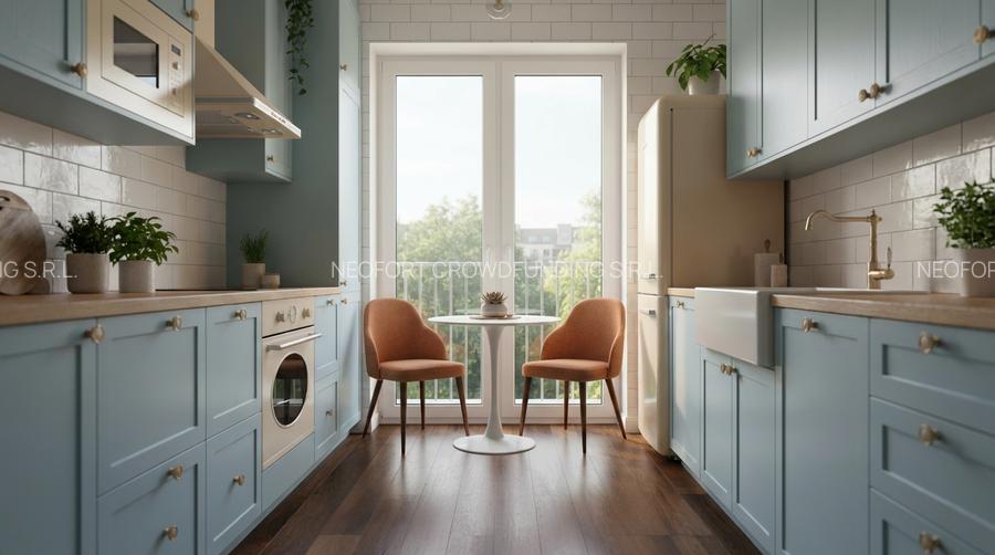 Neofort 84 - 2 camere tip studio in bloc nou Titan, incalzire in pardoseala - 4