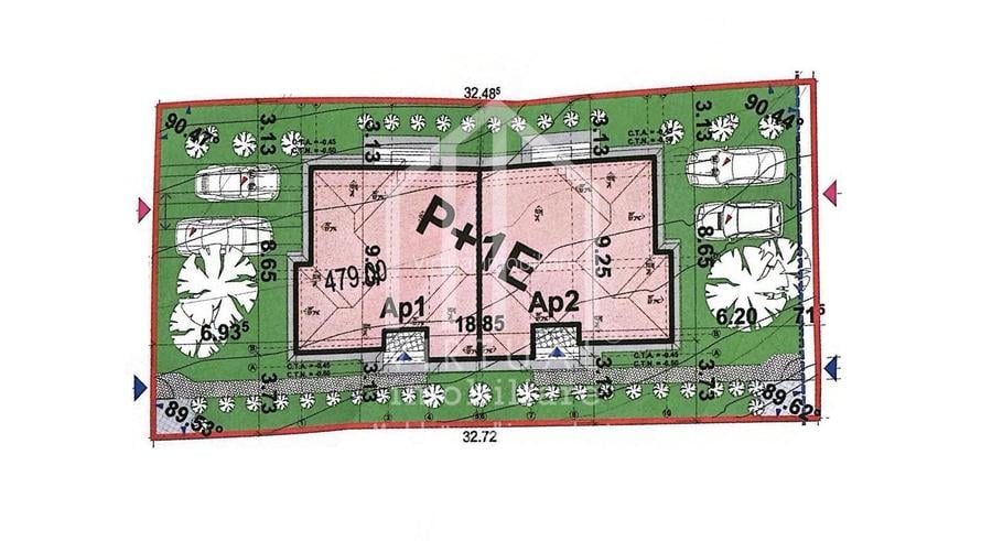 Casa cu 4 camere, 110mp utili,253mp teren, la stadiul de alb, Cisnadie - 3