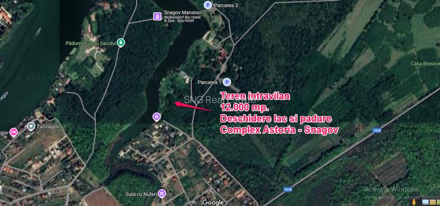 De vanzare teren superb cu deschidere la lacul si padurea Snagov  - 2