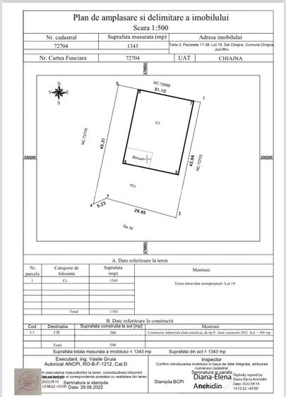 Proprietar Hala cu rampa de inchiriat 593mp Parc TBM centura Chiajna Chitila  - 15