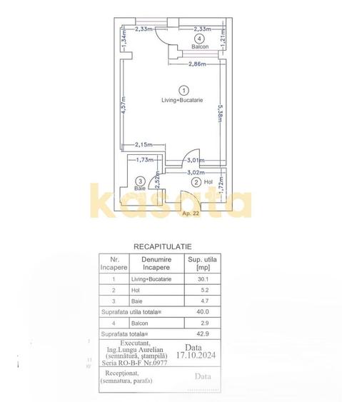studio Ivory Residence I 43mp I prima inchiriere I parcare subterana - 30
