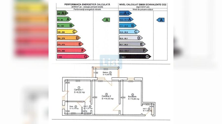 Apartament 2 Camere  – Clasa Energetică A – Centrală, AC și Pompă Apă - 4