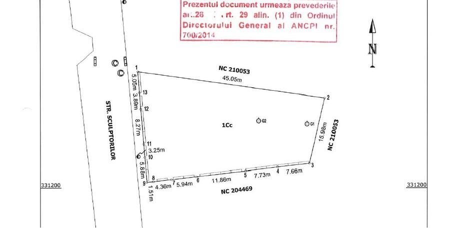 Teren intravilan Giulesti Sarbi/Str. Sculptorilor - 7