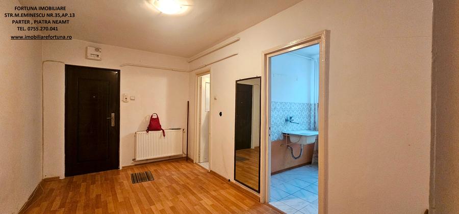 Apartament 1 camera,cu boxa si loc parcare,parter inalt,Centru-Lic.Spiru Haret