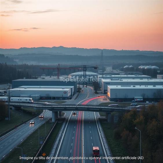 Teren 385.000 mp cu PUZ aprobat - Glina, DN4, langa A0 - 4