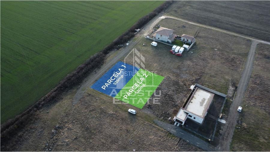 Teren 530  mp, de vanzare,  zona de case noi, zona PUZ Cosma, Sacalaz. - 4