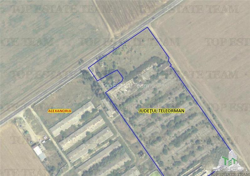 Teren intravilan constructii 4ha cu deschidere la drum european - 2