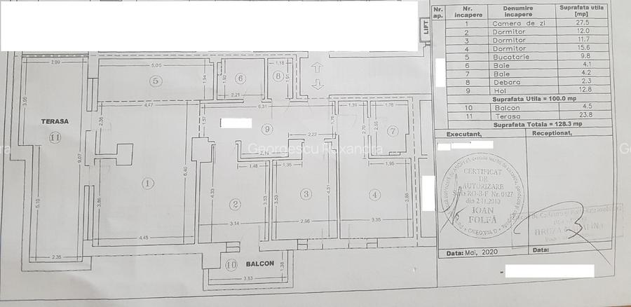 4 camere decomandat, mobilat , utilat ,terasa 24 mp,incalzire in pardosela - 13