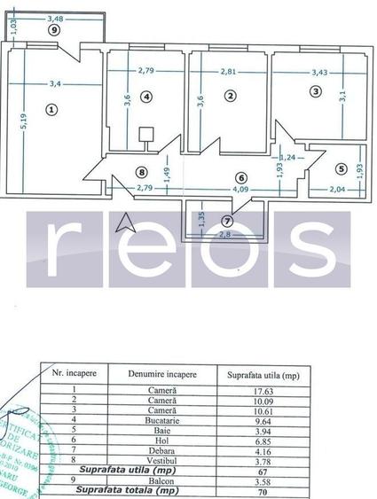 OCAZIE APARTAMENT DEOSEBIT 3 CAMERE ZONA BLD ION MIHALACHE-TURDA - 7