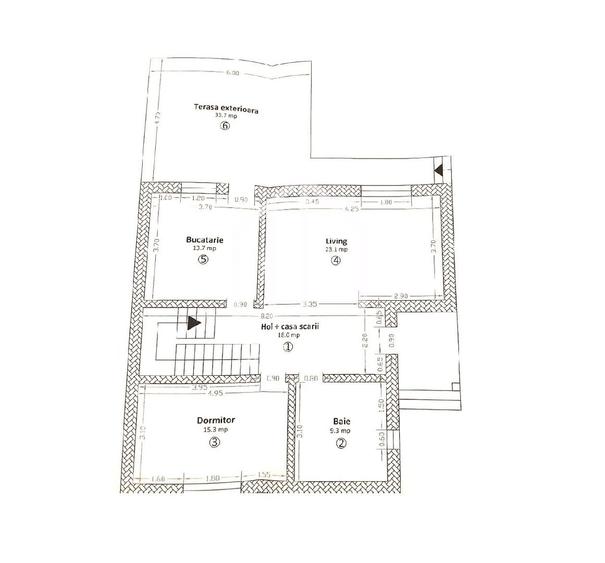 Casa individuala cu 5 camere, 159mp utili, teren 300mp, pivnita 30mp - 1