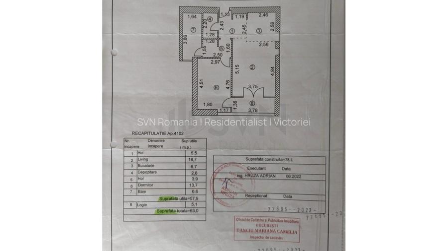 REA1024555 2 camere WIN Herastrau 63 mp mobilat cu parcare - 14