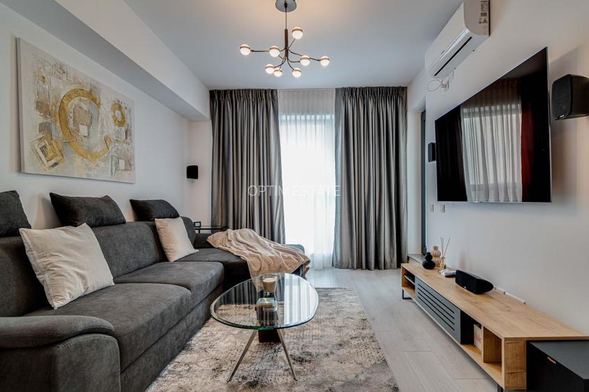 NOU! 3 camere, mobilat LUX , 2 bai , PARCARE - PIPERA - 2