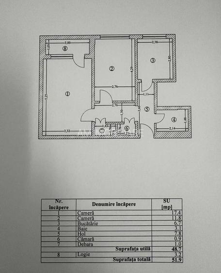 AP. 2 CAMERE 1 DECEMBRIE 1918, BUCATARIE INCHISA, REABILITAT, COMIS 0% - 1