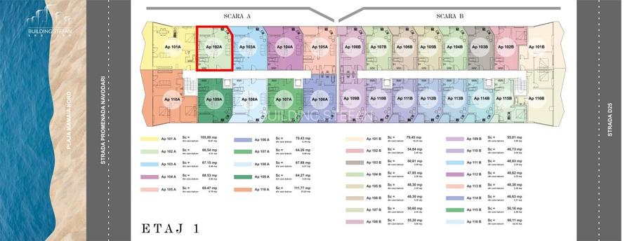 APARTAMENT 310A- FRONTAL -111MP- TERASA 23MP - 5