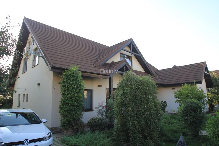 Casă 5 camere de închiriat, moderna, eleganta,mobilată, grădină, Odăile, Otopeni - 16