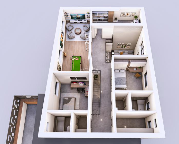 Casa foarte spectaculoasa 300mp | Teren 900mp  | Balotesti | La alb - 10