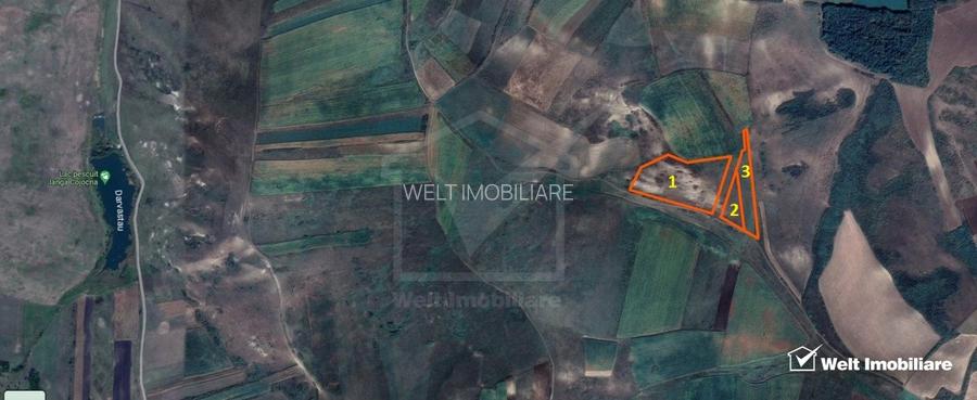 Cojocna, teren extravilan, 10.2 ha - 9 parcele - arabil, faneata - 3