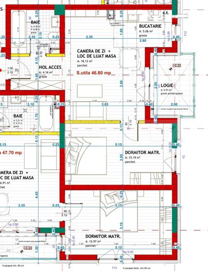 2 camere mobilat nou, bloc premium cu lift,parcare, strada Eroilor! - 15