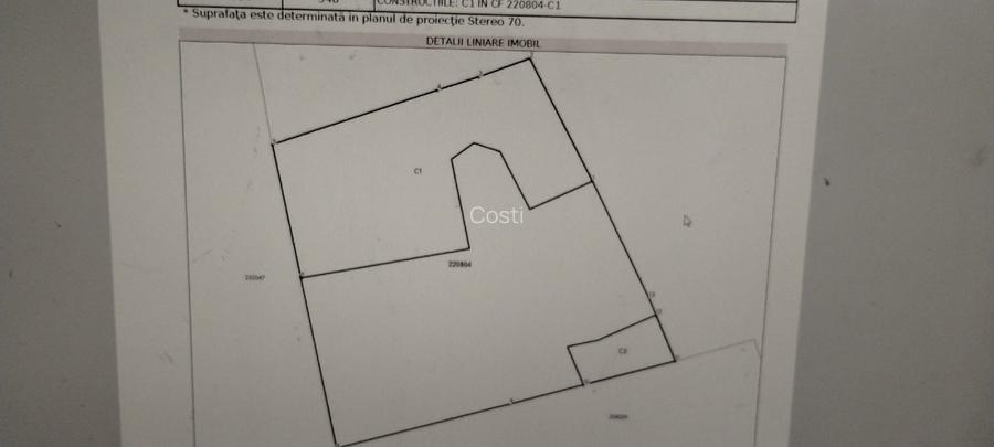 Vand ap.  cu cota teren Strategic Km Zero Lângă Hotel Inter Teren total 550 mp  - 2