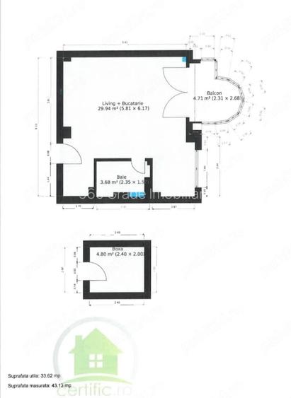 Apartament tip studio mobilat/utilat – Locatie centrala – Marasti – 10 - 9