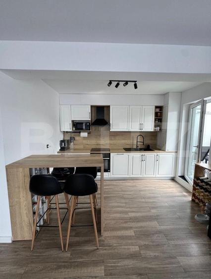 Apartament la cheie, 3 camere, 73 mp, 143 mp terasa, parcare, zona Rivus Mall