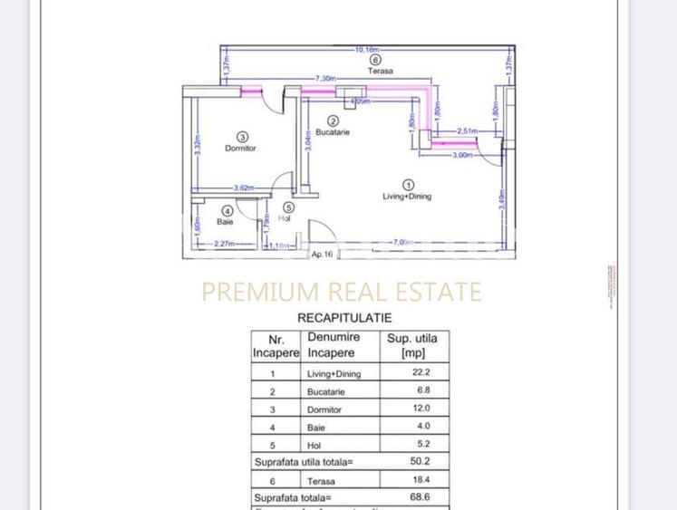 Apartament SUPERB cu 2 camere, Locatie PREMIUM langa lac, parcare, terasa 18mp - 1