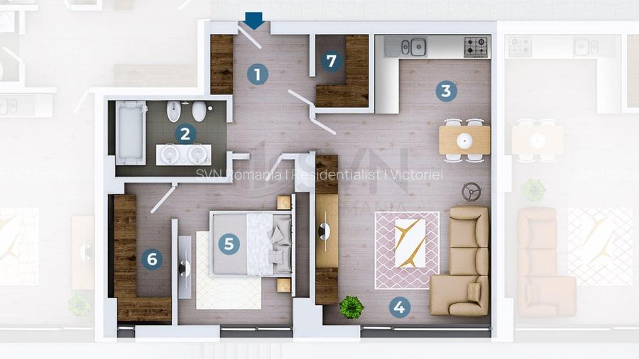 REA1008942 Apartament 2 camere Floreasca - 12