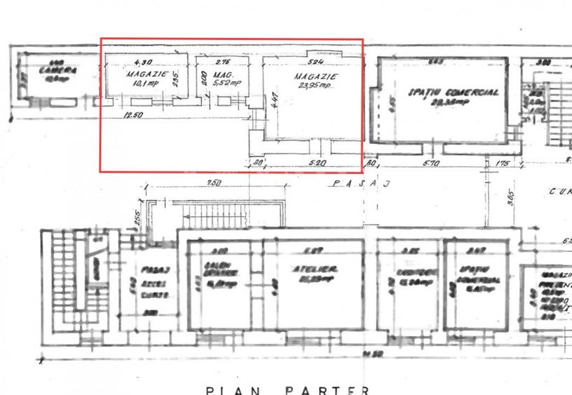 Spatiu comercial 4 incaperi | 195mp utili | Ultracentral | Eroilor - 2