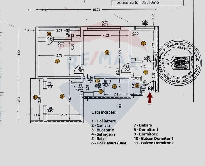 Apartament 3 camere | Etaj 8/9 | Zona Nord – Strada Cameliei, Ploiești - 16