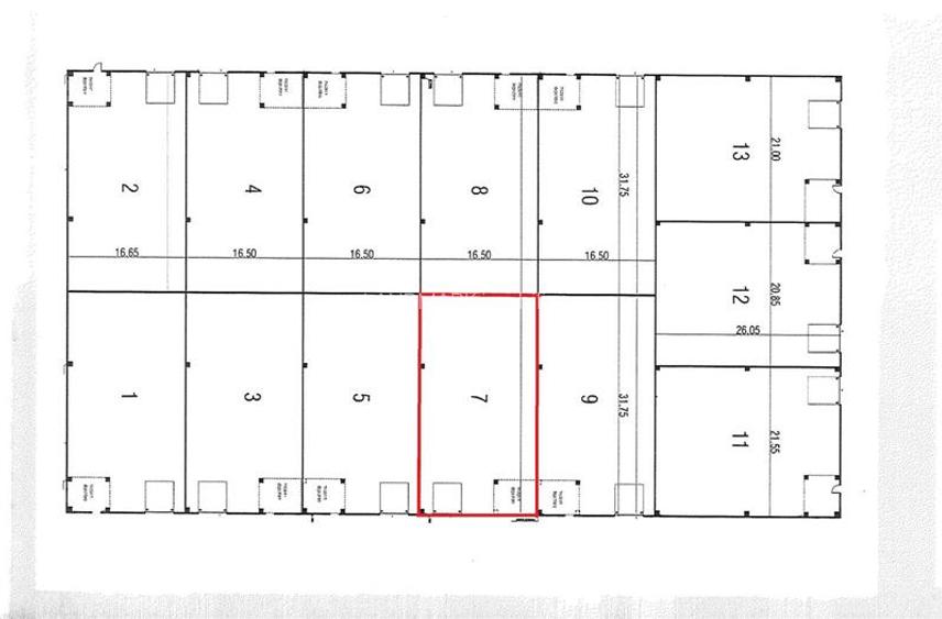 Hala de vanzare Timisoara exterior NORD, COMISION 0 - 16