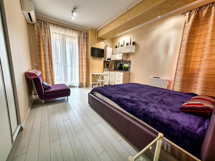 OCAZIE! MAMAIA-SUMMERLAND STUDIO MOBILAT SI UTILAT MODERN VEDERE CATRE MARE - 3