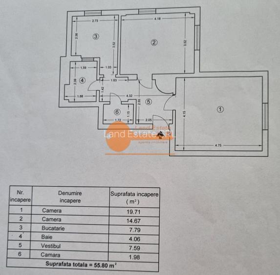 2 camere cu centrala Dorobanti la 600m de metrou Piata Victoriei - 16