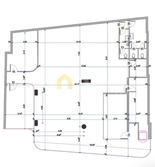 Spațiu de birouri de 284mp de închiriat | zona Grigorescu