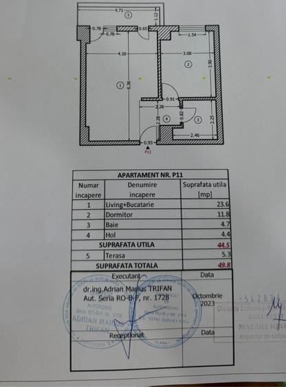 Inchiriez, apartament nou, doua camere, Central Adress.