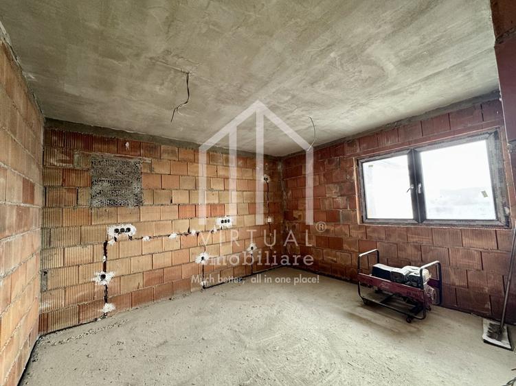 Duplex cu 3 camere, 103mp utili+2 balcoane, 267mp teren, Cristian