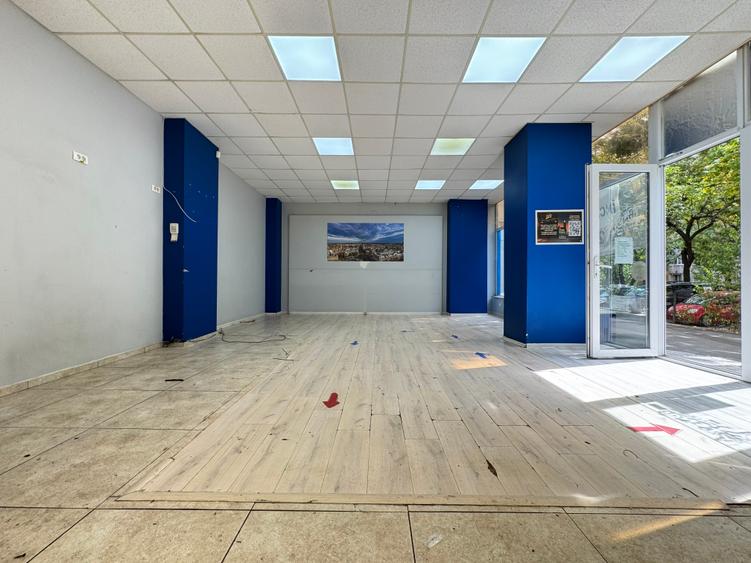 Spațiu comercial 110 mp de închiriat - 10m vitrina – Ceahlău - Crângași