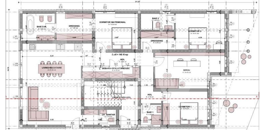 Apartament 5 camere 149mp utili ultrafinisat teren 200mp Arhitectilor - 2