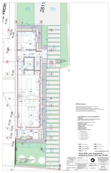 Vilă S+P+1 în zona Dorobanți, teren 371 mp,proiect autorizat ,la rosu.