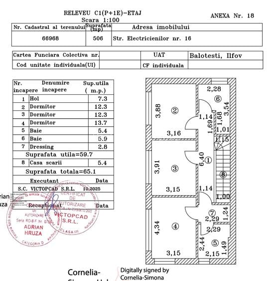 Vila individuală cu terasa panoramică vv Colina Lac, lângă lac si DN1 - 19
