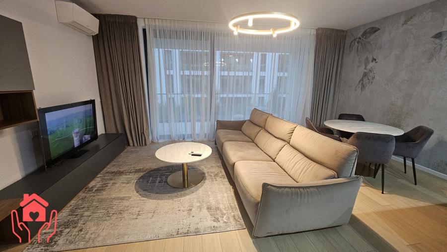 Baneasa Shopping City(THE IVY)-3 camere, 104 mp, mobilier ROVERE, terase, garaj!
