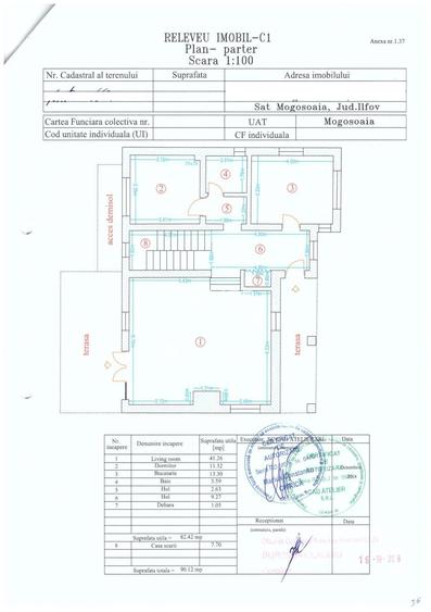 Mogosoaia,apr.lac,toate utilitatile,S+P+Em,individuala,rustica,cocheta,semineu - 34