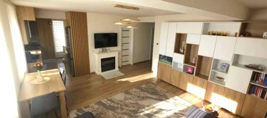 Apartament cu 3 camere, finisat, mobilat și utilat complet, situat în Baciu