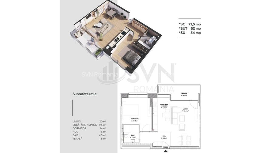 REA1027863 Apartament 2 camere l Aviatiei l Comision 0 - 10