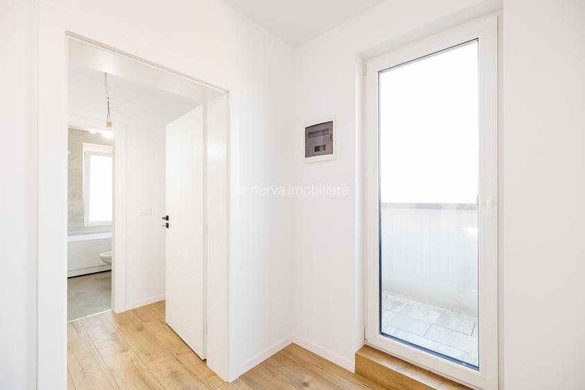 Duplex P+E în Moșnița Nouă, 3 dormitoare, 3 bai, teren 403 mp. Comision 0%