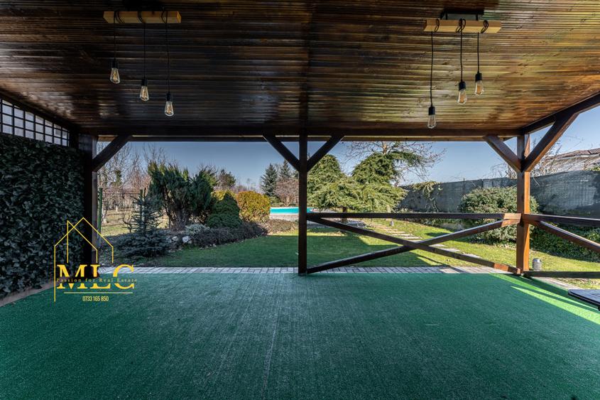 Vilă spectaculoasă cu deschidere la lac Snagov | Piscină | Teren tenis | Gruiu