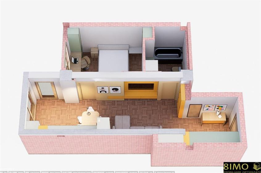 Apartament nou de vanzare 45 mp in ansamblul rezidential Laz Residence