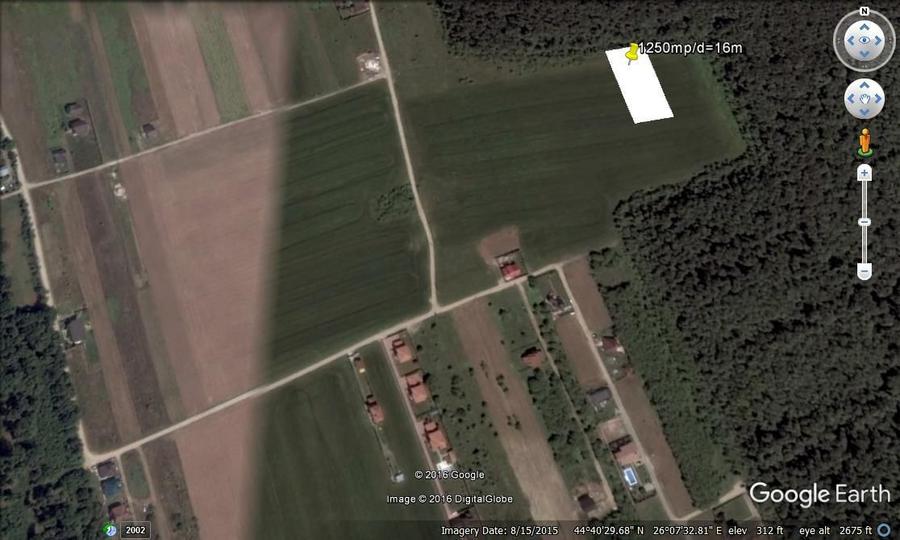Teren intravilan inconjurat de padure, Ciofliceni, Snagov, comision 0