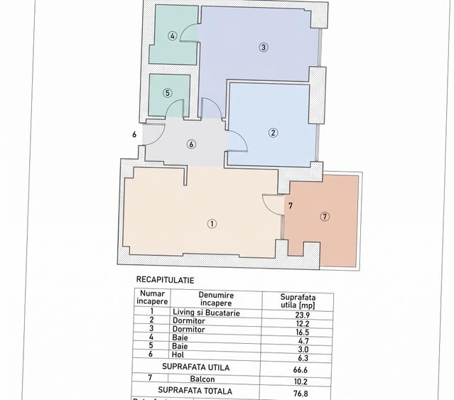 Apartament 3 camere 67mp | 0 comision | Cortina North | Parcare | Mobilat Utilat