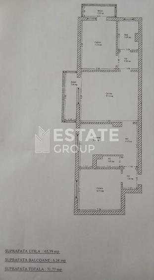 Apartament cu 3 camere in zona Aradului