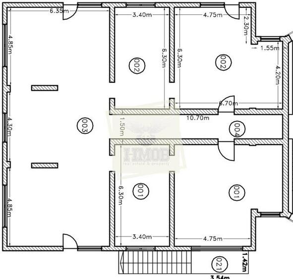 Spatiu comercial intabulat cu vitrina 60 mpu cu 2 camere in zona Rahovei